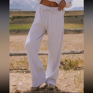 Daily Drills Aspen Drop Thermal Resort Pants Light Grey XS/S NEW